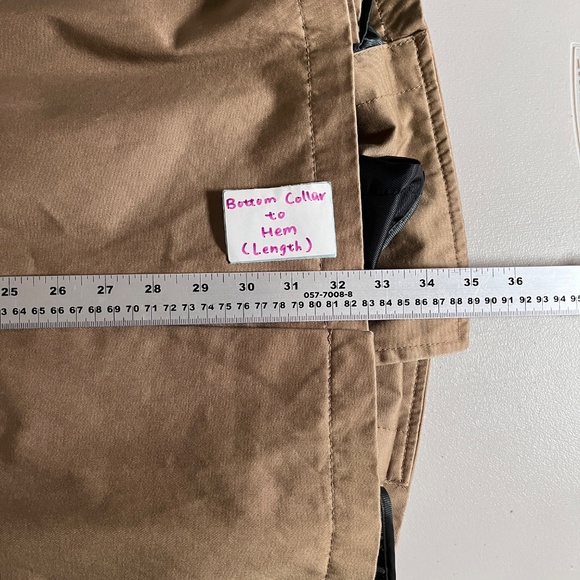 Banana Republic Double Breasted Lined Trench Coat - Men's Size L - Tan - Picture 11 of 11